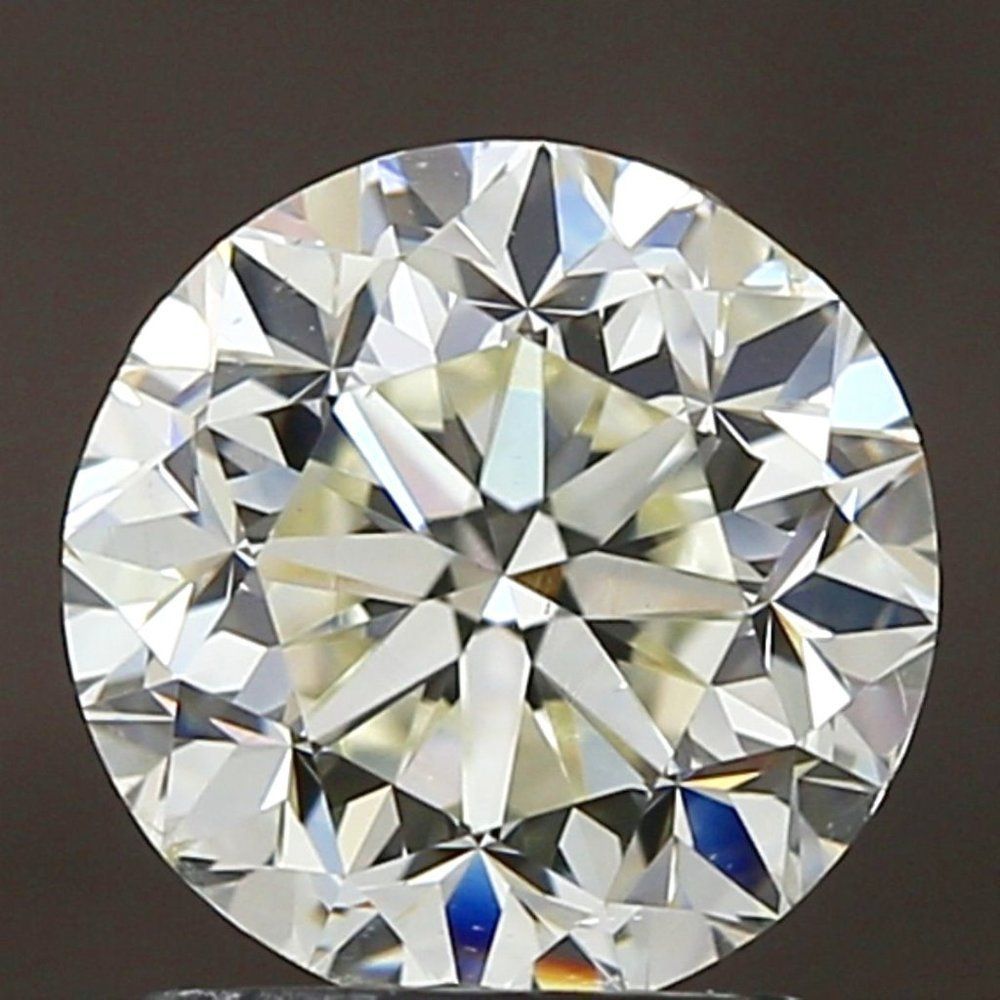 IGI Certified Round Brilliant 2.01ct K SI1 GD EX VG None Natural Mined Diamond